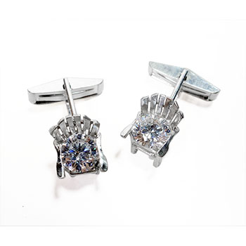 Diamond Muskoka Chair Cufflinks